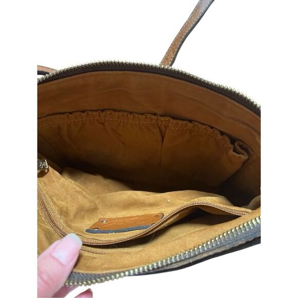 Patricia Nash Salina Crossbody Leather Bag Purse Vintage Distressed Collection - Picture 7 of 16